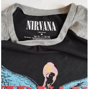 Nirvana - In Utero Official Raglan T Shirt ( Men L ) ***READY TO SHIP from Hong Kong***